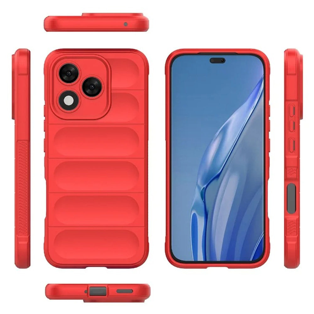 Husa de protectie Techsuit Magic Shield compatibil cu Honor 400 Lite, Rosu