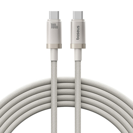 Cablu Baseus Titanium (P10378100G21-01), USB-C to Type-C, 100W, Fast Charging, 480Mbps, 2m, Galaxy Titanium Gold