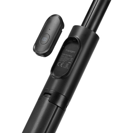 Selfie Stick Spigen S541W (AMP09336), Bluetooth, Telecomanda, Negru