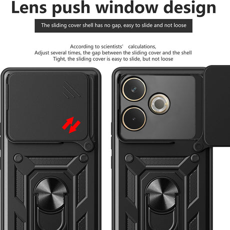 Husa de protectie Techsuit CamShield Series compatibil cu Oppo A5 Pro 4G / A5 Pro 5G, Negru