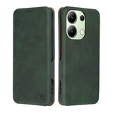 Husa de protectie Techsuit Safe Wallet Plus compatibil cu Xiaomi Redmi Note 13 4G, Verde