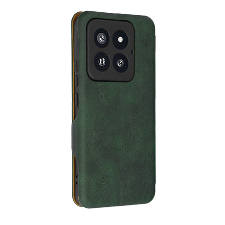 Husa de protectie Techsuit Safe Wallet Plus compatibil cu Xiaomi 14 Pro, Verde