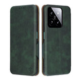 Husa de protectie Techsuit Safe Wallet Plus compatibil cu Xiaomi 14, Verde