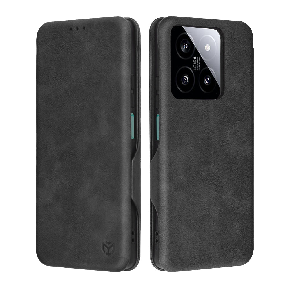Husa de protectie Techsuit Safe Wallet Plus compatibil cu Xiaomi 14, Negru