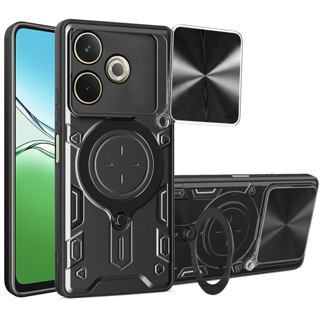 Husa de protectie Techsuit CamGuard Pro compatibil cu Oppo A5 Pro 4G / A5 Pro 5G, Negru