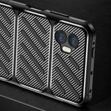 Husa de protectie Techsuit CarbonFiber compatibil cu Samsung Galaxy Xcover7 Pro, Negru