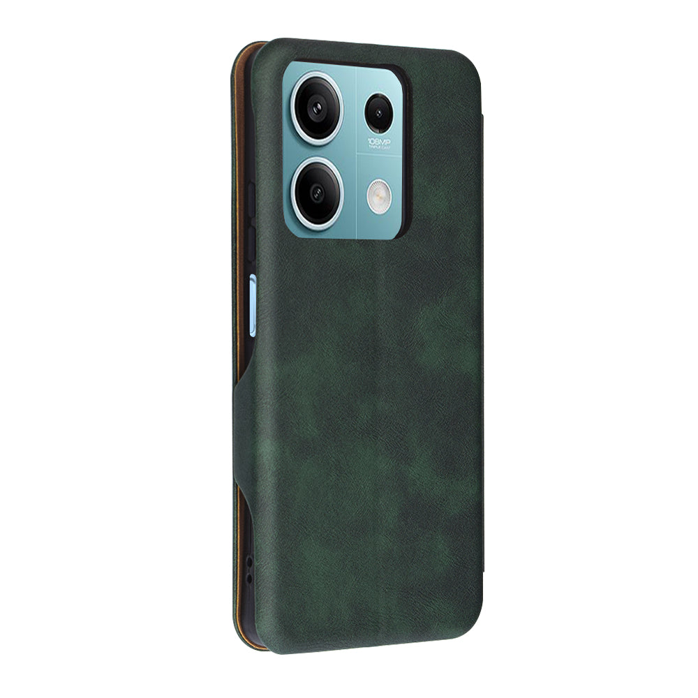 Husa de protectie Techsuit Safe Wallet Plus compatibil cu Xiaomi Redmi Note 13 5G, Verde