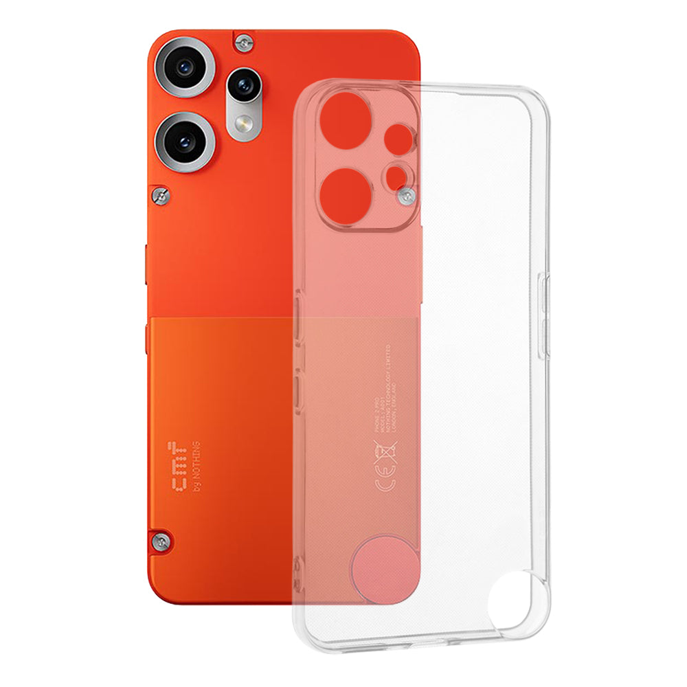 Husa de protectie Techsuit Clear Silicone compatibil cu Nothing CMF Phone 2 Pro, Transparent