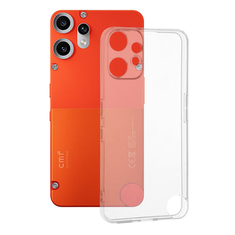 Husa de protectie Techsuit Clear Silicone compatibil cu Nothing CMF Phone 2 Pro, Transparent