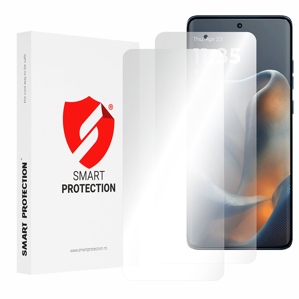 Folie de protectie Smart Protection Premium Classic (set de 2) compatibil cu Motorola Edge 60 / 60 Fusion, Transparent