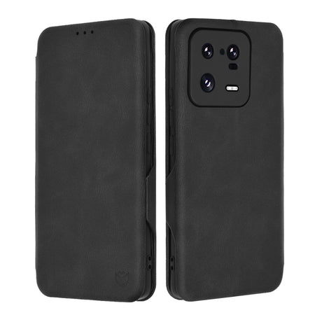 Husa de protectie Techsuit Safe Wallet Plus compatibil cu Xiaomi 13 Pro, Negru