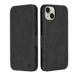 Husa de protectie Techsuit Safe Wallet Plus compatibil cu iPhone 15 Plus, Negru