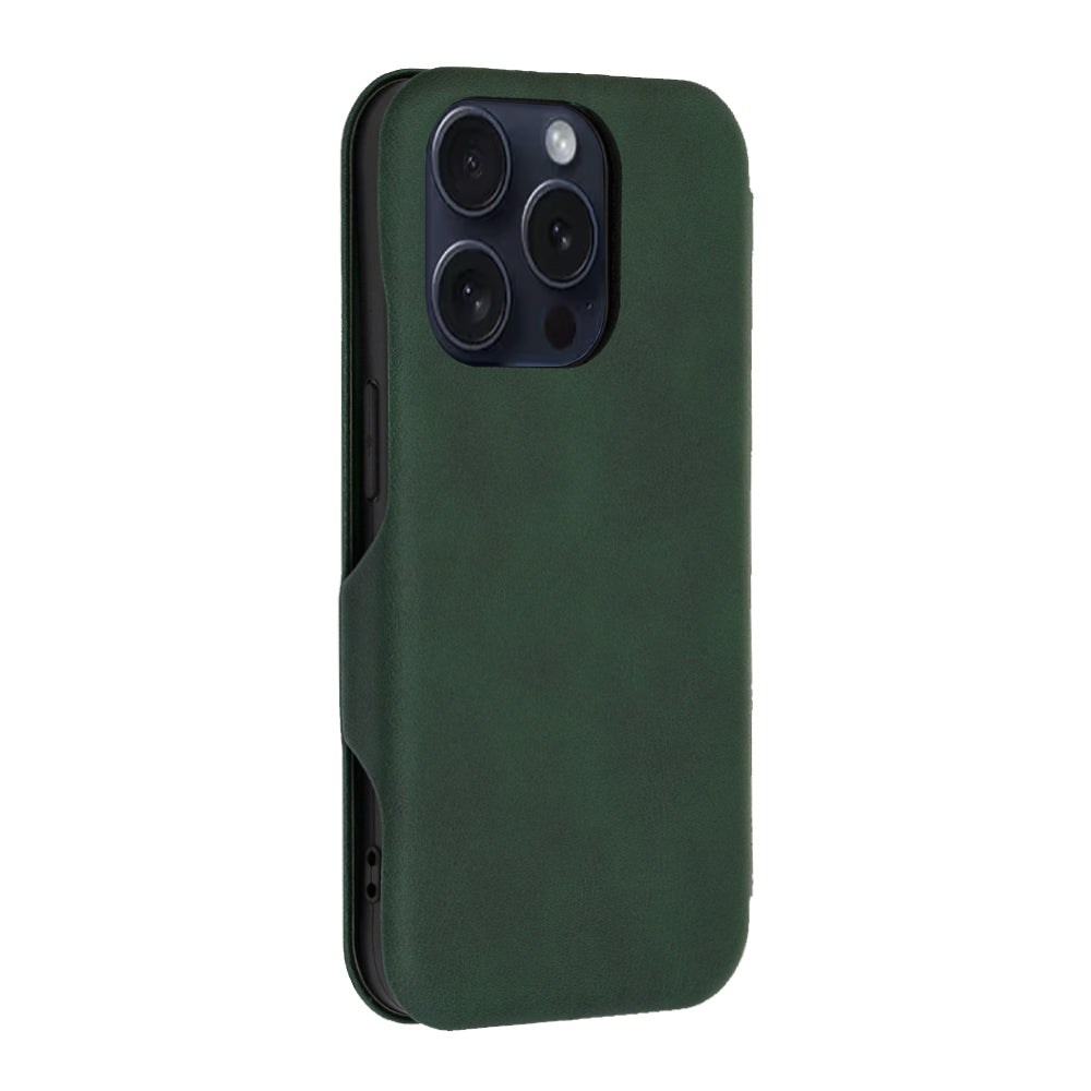 Husa de protectie Techsuit Safe Wallet Plus compatibil cu iPhone 15 Pro, Verde