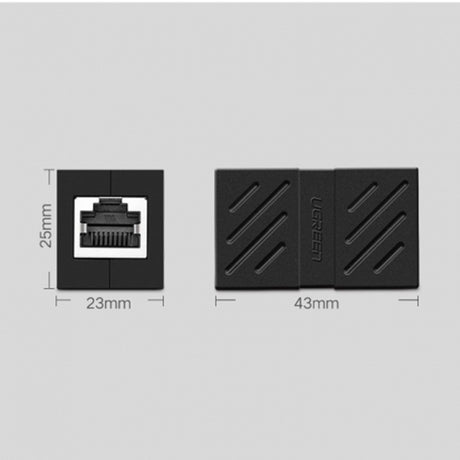 Adaptor Ugreen NW114 (20390), RJ45 Ethernet, 10Gbps, Negru