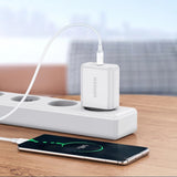 Cablu Ugreen US264 (60518), Fast Charging, USB-C to USB-C, 3A, 60W, 1m, Alb