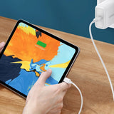 Cablu Ugreen US264 (60518), Fast Charging, USB-C to USB-C, 3A, 60W, 1m, Alb