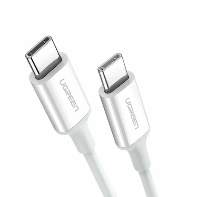 Cablu Ugreen US264 (60518), Fast Charging, USB-C to USB-C, 3A, 60W, 1m, Alb