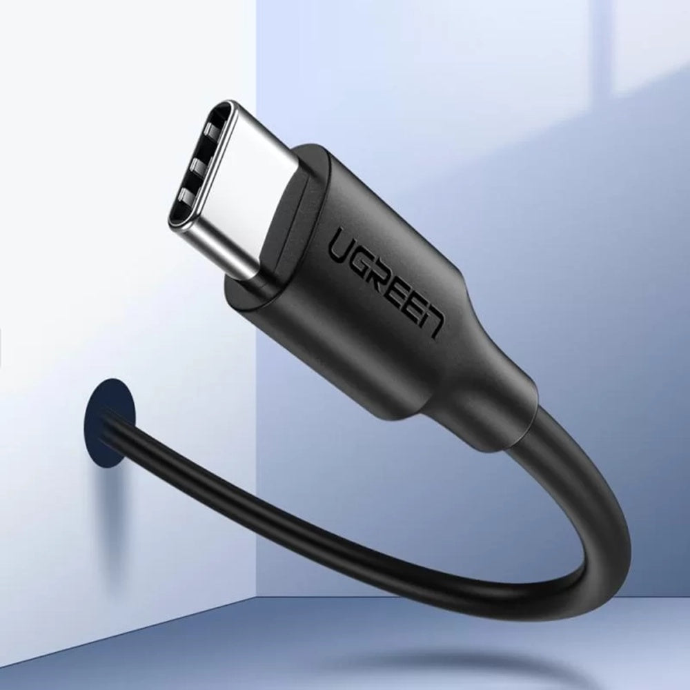 Cablu Ugreen US286 (50997), USB-C to USB-C, 3A, 60W, 1m, Negru