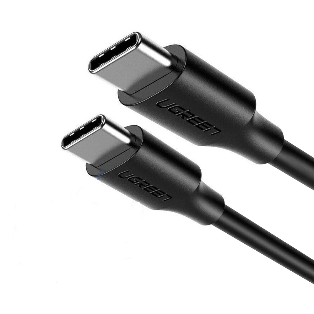 Cablu Ugreen US286 (50997), USB-C to USB-C, 3A, 60W, 1m, Negru