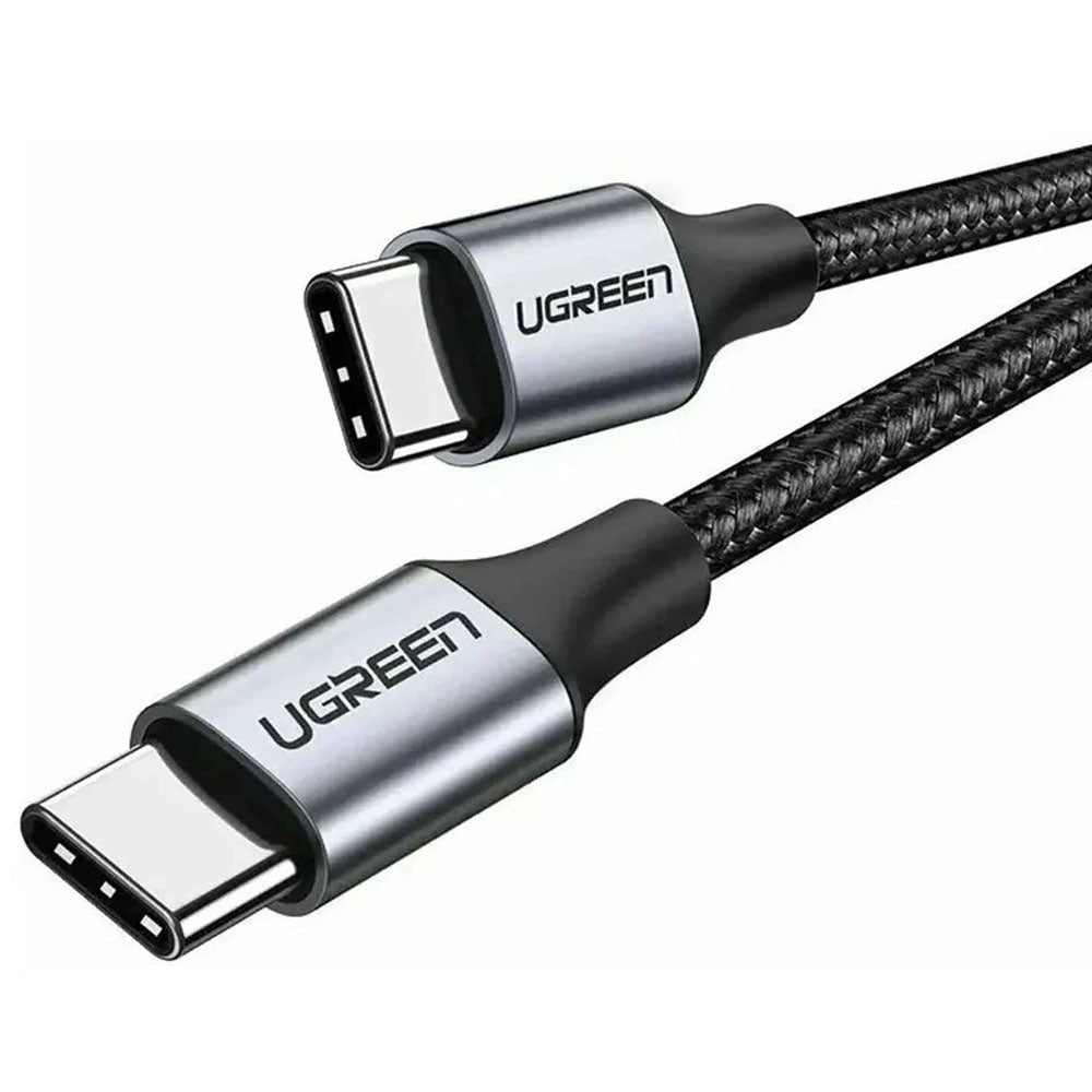 Cablu Ugreen US261 (50150), USB-C, 60W, 1m, Gri