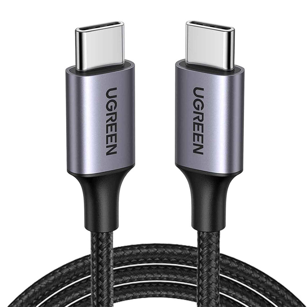 Cablu Ugreen US261 (50150), USB-C, 60W, 1m, Gri