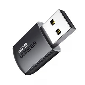 Adaptor Ugreen Wi-Fi Adapter CM762 (35264), USB, 2.4Ghz/5Ghz, Built-in Single Antenna, Monitoring Mode, Built-in Driver, Negru