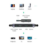 Adaptor Ugreen Wireless Transmitter and Receiver CM506 (50633A), HDMI Cable, 50M (4K@30Hz), Negru