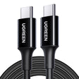 Cablu Ugreen US300 (80371), USB-C to USB-C, 5A, 100W, 1m, Negru