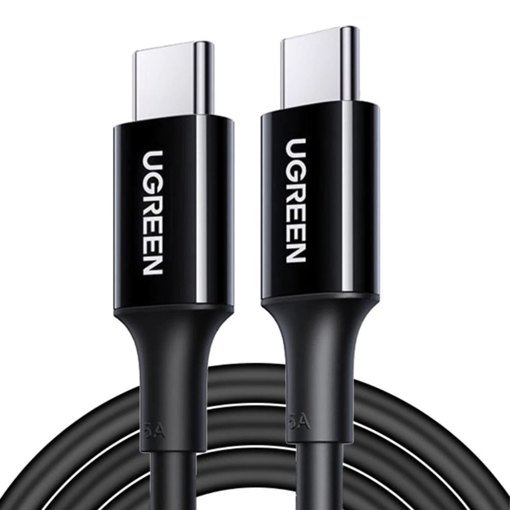 Cablu Ugreen US300 (80371), USB-C to USB-C, 5A, 100W, 1m, Negru