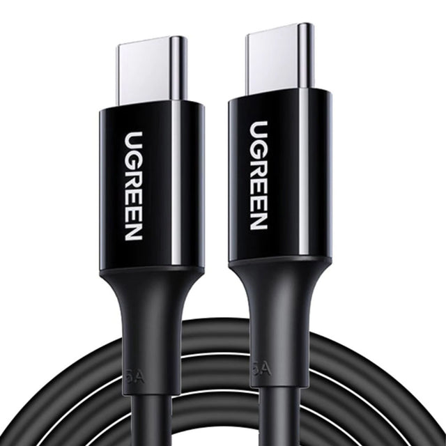 Cablu Ugreen US300 (80371), USB-C to USB-C, 5A, 100W, 1m, Negru