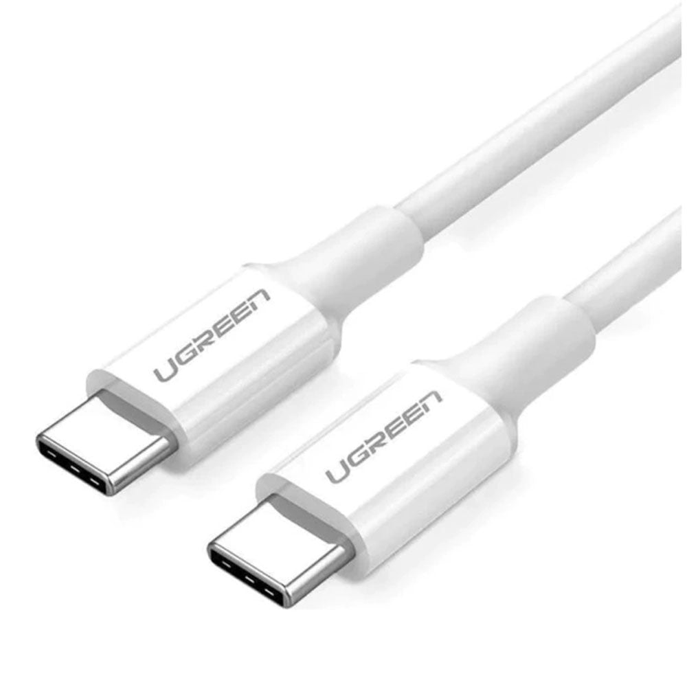 Cablu Ugreen US300 (60551), USB-C to USB-C, 5A, 100W, 1m, Alb
