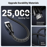 Cablu Ugreen HD140 (80404), HDMI, 8K@60Hz 48Gbps, 3m, Negru