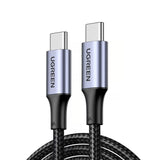 Cablu Ugreen US316 (70429), Type-C to Type-C, Fast Charging, PD100W, 5A, 480Mbps, 2m, Negru