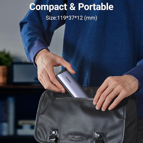 Stocare Ugreen Hard Drive Enclosure CM767 (35267), M.2 NVMe SSD, 10Gbps, Gri