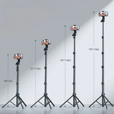 Selfie Stick Ugreen LP680 (15609), Tripod, Telecomanda Bluetooth, Negru