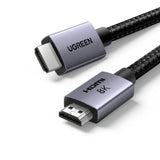 Adaptor Ugreen Video Cable HD171 (25908), HDMI to HDMI, 8K@60Hz, 48Gbps High Speed, Audio-Video, 3D, eARC, HDR, 1m, Gri