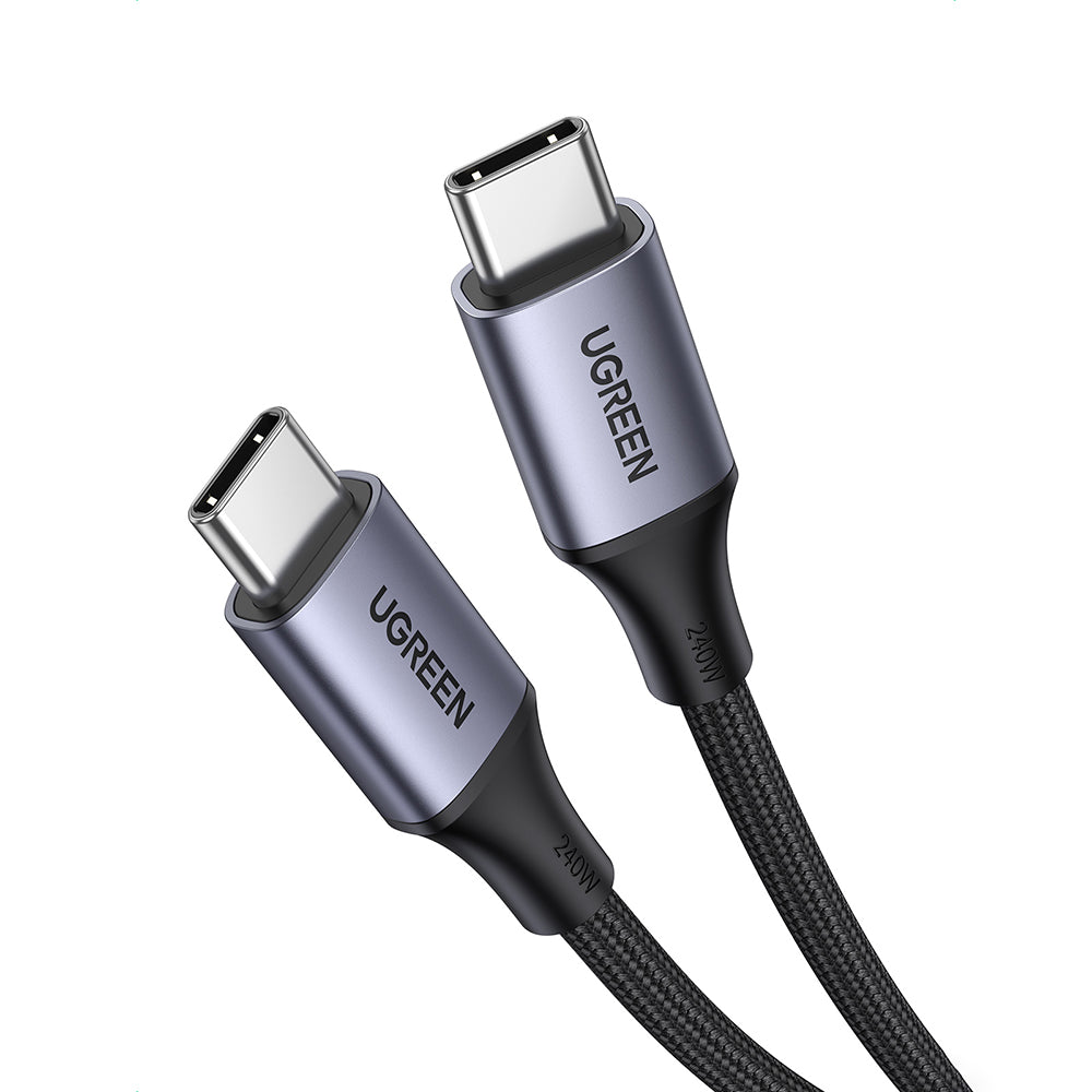 Cablu Ugreen US535 (90440), USB-C, PD240W, 2m, Gri