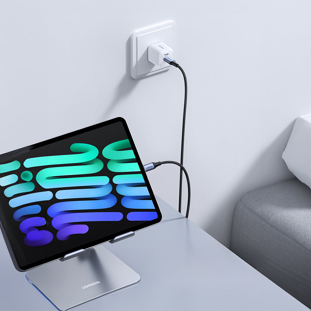 Cablu Ugreen US535 (90440), USB-C, PD240W, 2m, Gri