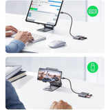 Ugreen Card Reader CM387 (80798), Type-C to USB, TF/SD Card, Plug&Play, 2TB, Gri