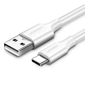 Cablu Ugreen US287 (60121), USB to Type-C, 3A, 18W, 1m, Alb