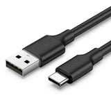 Cablu Ugreen US287 (60116), USB to Type-C, 3A, 18W, 1m, Negru