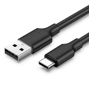 Cablu Ugreen US287 (60116), USB to Type-C, 3A, 18W, 1m, Negru