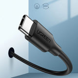 Cablu Ugreen US287 (60116), USB to Type-C, 3A, 18W, 1m, Negru