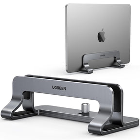 Suport Ugreen Vertical Laptop LP258 (20471), Adjustable Stand, Single Slot, Up to 15.6", Argintiu