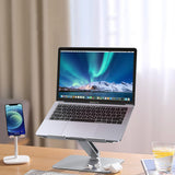 Suport Ugreen Laptop LP339 (40291), Adjustable, Foldable, Secure Hold, Fast Heat Dissipation, Aluminum, 13-17.3", Argintiu