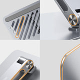 Suport Ugreen Laptop LP339 (40291), Adjustable, Foldable, Secure Hold, Fast Heat Dissipation, Aluminum, 13-17.3", Argintiu
