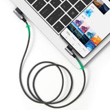 Cablu Ugreen Right Angle US176 (20856), USB-C, 3A, 1m, Gri