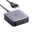 Incarcator Ugreen Charging Station Nexode CD328 (90928), with Cable, USB, 3x Type-C, GaN II, 4in1, Fast Charging, 100W, 2m, Gri