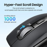 Mouse Ugreen M751 (45792), Bluetooth 5.4, 2.4Ghz, 5000DPI, Negru