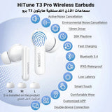 Casti Ugreen HiTune T3 Pro WS206 (35725), Bluetooth 5.4, Active Noise-Cancelling, 400mAh, Alb